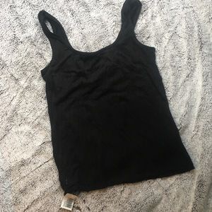 American Apparel BNWT Black Medium knit tank top